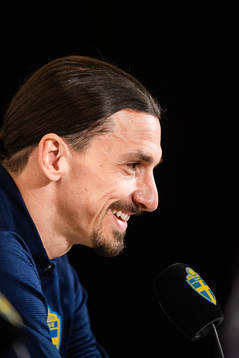 Zlatan Ibrahimovic of the Swedish national football team