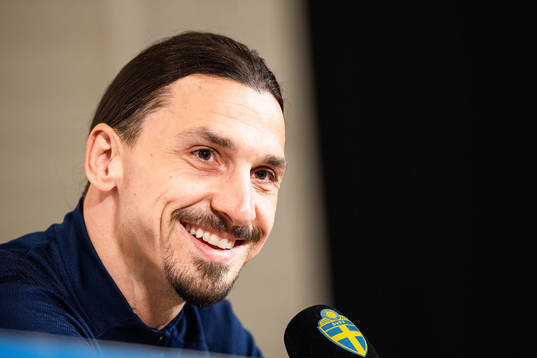 Zlatan Ibrahimovic of the Swedish national football team