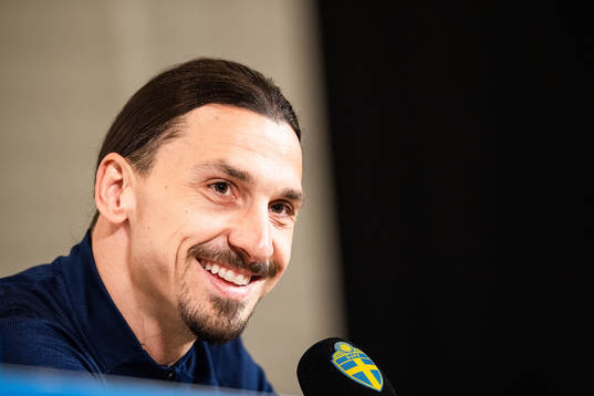 Zlatan Ibrahimovic of the Swedish national football team