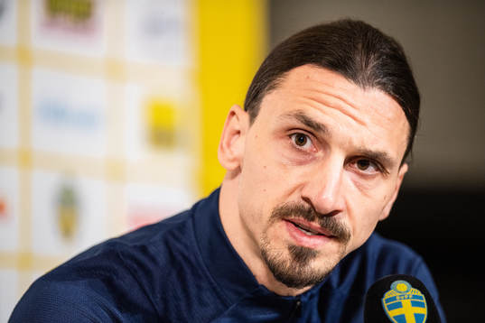 Zlatan Ibrahimovic of the Swedish national football team