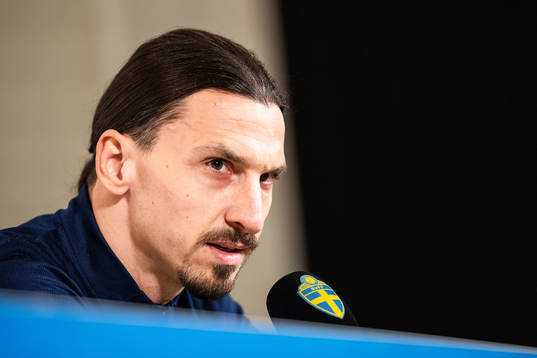 Zlatan Ibrahimovic of the Swedish national football team
