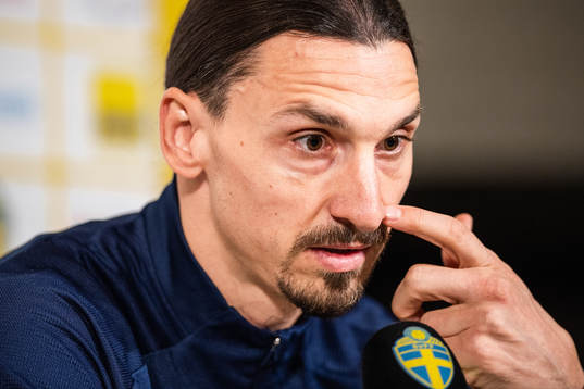 Zlatan Ibrahimovic of the Swedish national football team