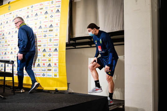 Zlatan Ibrahimovic of the Swedish national football team