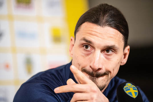 Zlatan Ibrahimovic of the Swedish national football team