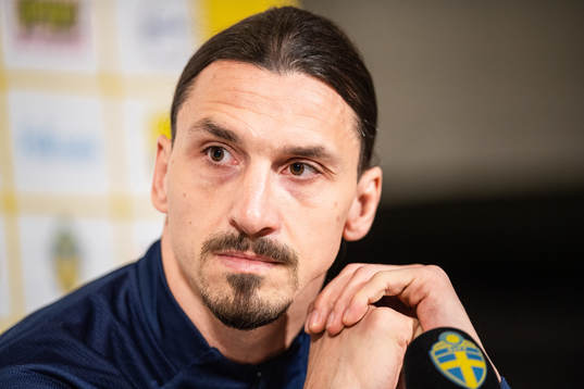 Zlatan Ibrahimovic of the Swedish national football team