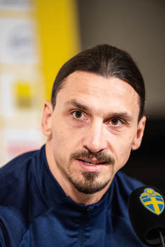 Zlatan Ibrahimovic of the Swedish national football team