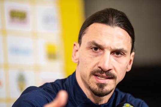 Zlatan Ibrahimovic of the Swedish national football team
