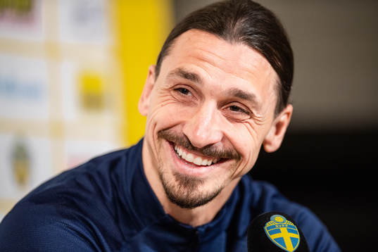 Zlatan Ibrahimovic of the Swedish national football team
