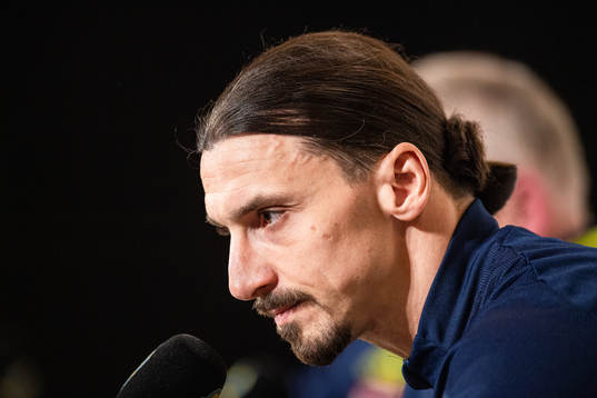 Zlatan Ibrahimovic of the Swedish national football team