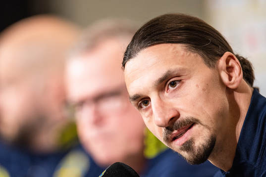 Zlatan Ibrahimovic of the Swedish national football team