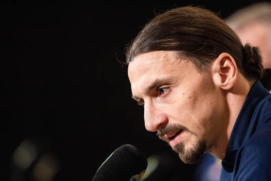Zlatan Ibrahimovic of the Swedish national football team