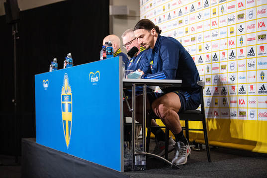 Zlatan Ibrahimovic of the Swedish national football team