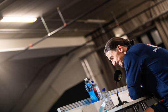 Zlatan Ibrahimovic of the Swedish national football team