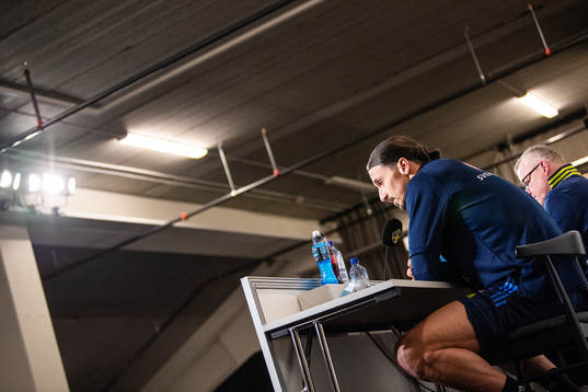 Zlatan Ibrahimovic of the Swedish national football team