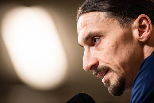 Zlatan Ibrahimovic of the Swedish national football team