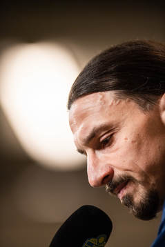 Zlatan Ibrahimovic of the Swedish national football team