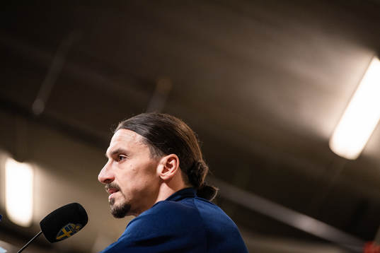 Zlatan Ibrahimovic of the Swedish national football team