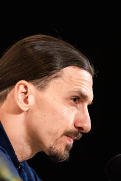 Zlatan Ibrahimovic of the Swedish national football team