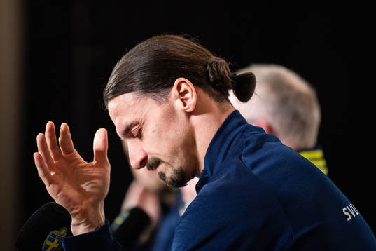 Zlatan Ibrahimovic of the Swedish national football team