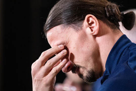Zlatan Ibrahimovic of the Swedish national football team