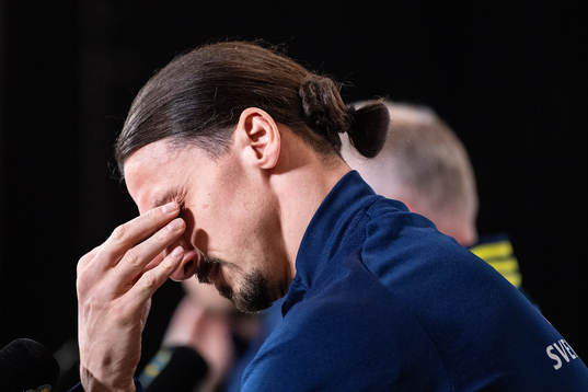 Zlatan Ibrahimovic of the Swedish national football team