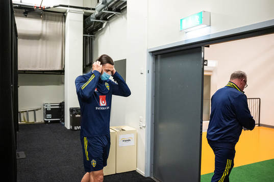 Zlatan Ibrahimovic of the Swedish national football team