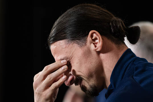 Zlatan Ibrahimovic of the Swedish national football team