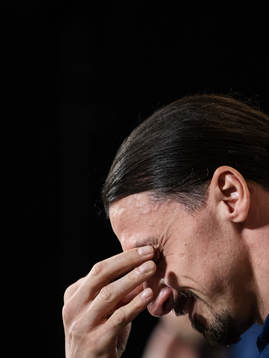 Zlatan Ibrahimovic of the Swedish national football team