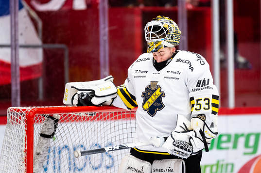 s målvakt Claes Endre deppar