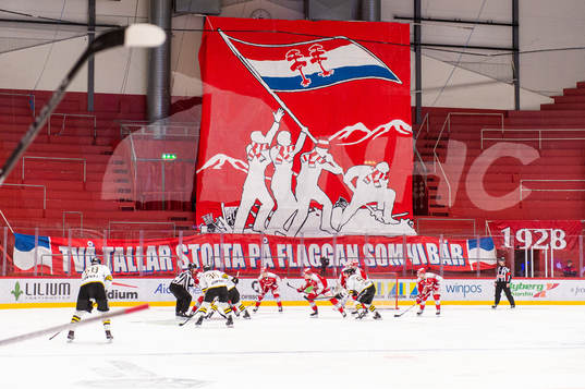 Tifo på läktaren