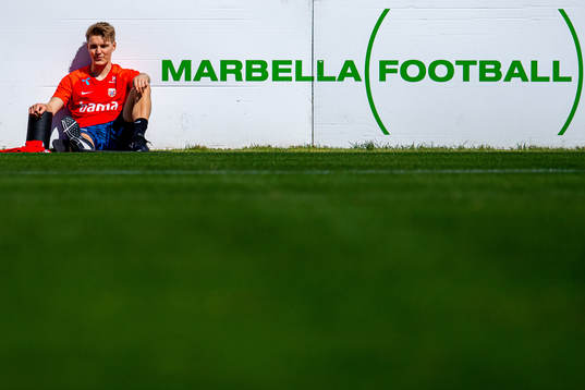 Martin Ødegaard of the Norwegian national football team