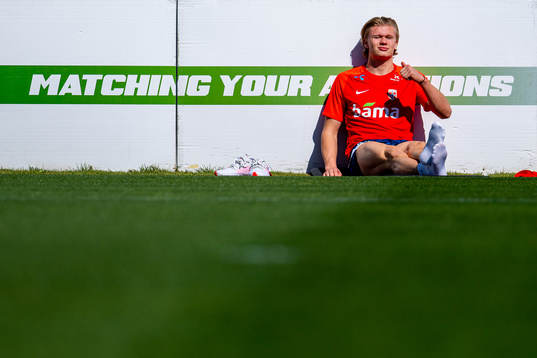 Erling Braut Haaland of the Norwegian national football team