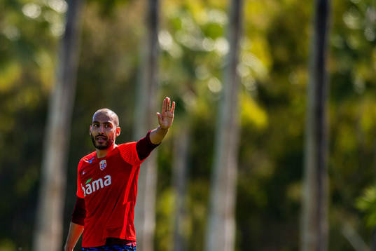 Haitam Aleesami of the Norwegian national football team