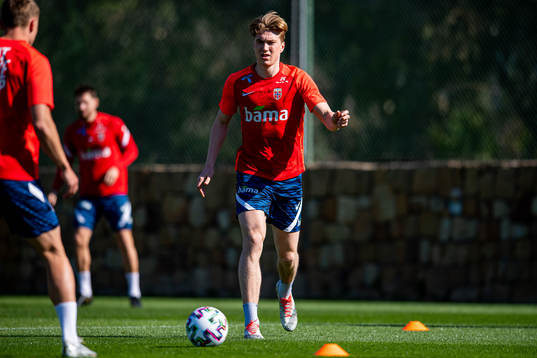 Kristian Thorstvedt of the Norwegian national football team
