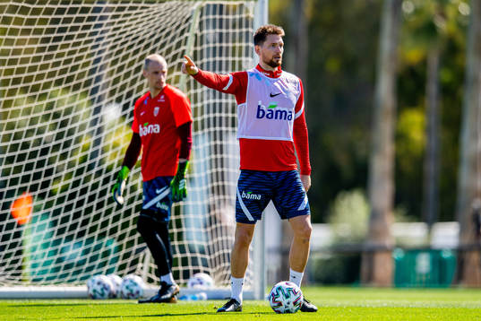 Stefan Strandberg of the Norwegian national football team