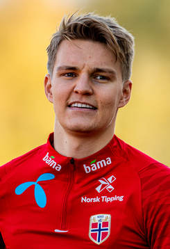Martin Ødegaard of the Norwegian national football team