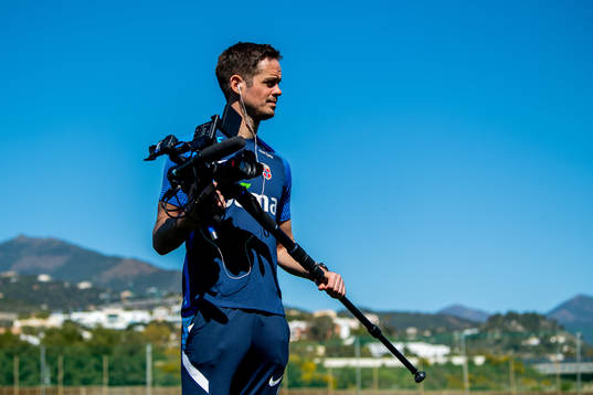 Terje Skeie, video reporter of the Norwegian national