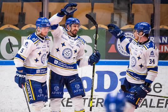 Leksands Calle Själin, Marek Hrivik och Peter Cehlarik