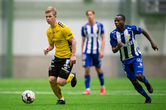Elfsborgs Filip Gustafsson och IFK Göteborgs Alhassan