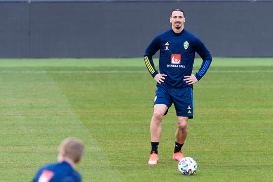 Zlatan Ibrahimovic of the Swedish national football team