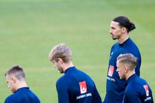 Zlatan Ibrahimovic of the Swedish national football team