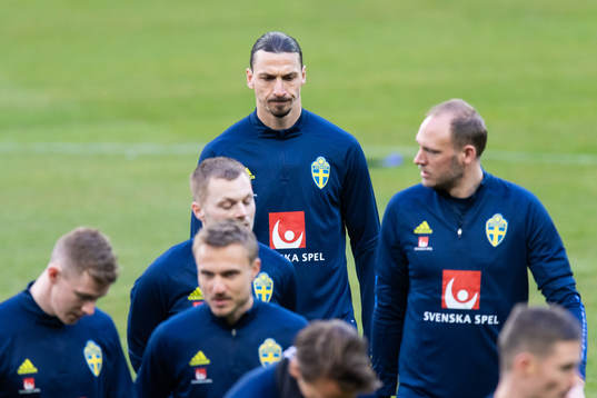 Zlatan Ibrahimovic of the Swedish national football team