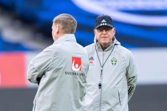Head coach Janne Andersson of the Swedish national football