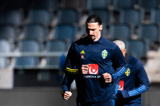 Zlatan Ibrahimovic of the Swedish national football team