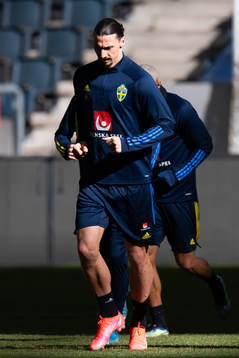 Zlatan Ibrahimovic of the Swedish national football team