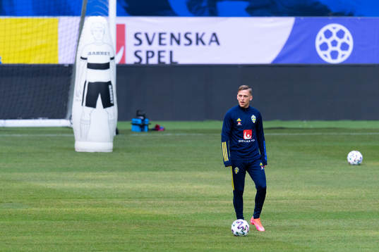 Jesper Karlsson of the Swedish national football team