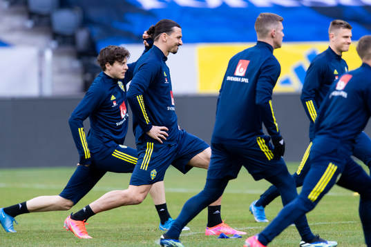 Zlatan Ibrahimovic of the Swedish national football team