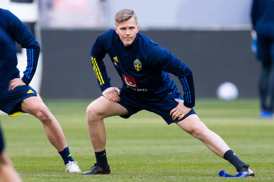 Joakim Nilsson of the Swedish national football team