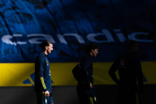 Zlatan Ibrahimovic of the Swedish national football team