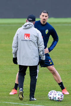 Zlatan Ibrahimovic of the Swedish national football team